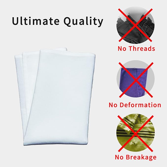 Restaurant Cloth Napkins Set of 12 Pack, Dinner Napkins Cloth Washable 20 x 20 Ins, MJS Commercial Quality, Reusable Table Napkins Cloth, Non-iron,No Fade, Easy to Remove Stains, Special white