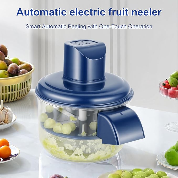 DZ Duozhan Electric Grape Peeler Fully Automatic Stainless Steel Peeling Machine - Easy Peeling of Garlic, Cherry Tomatoes in Home Kitchen