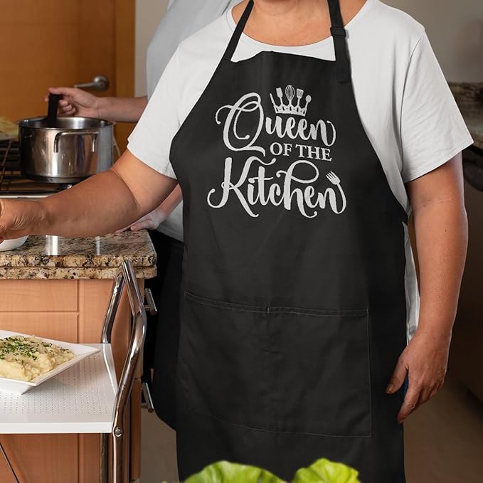 SANDJEST Men's Aprons with Pockets - Funny Aprons for Men BBQ, Kitchen, Cooking - Gifts for Birthday, Birthday