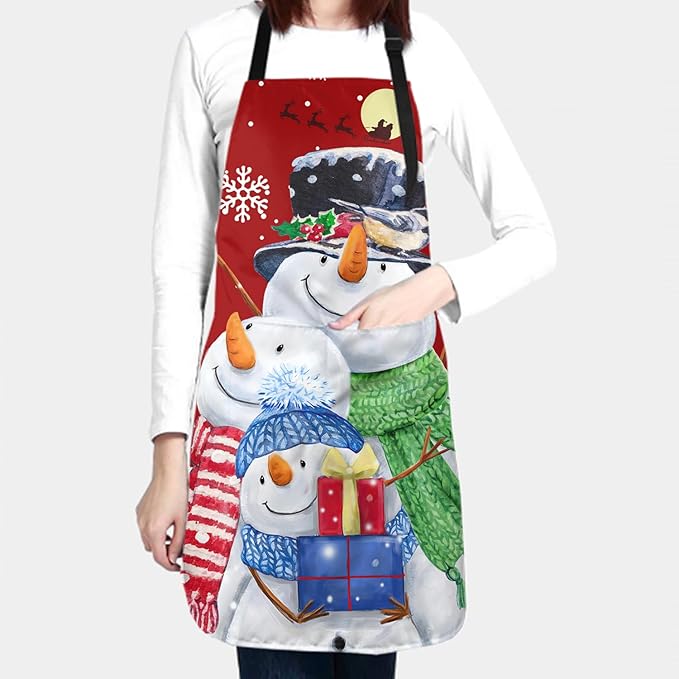 Imiss Waterproof Stain-Resistant Cooking Chef Aprons for Grill BBQ Baking 27 X 31 Inch