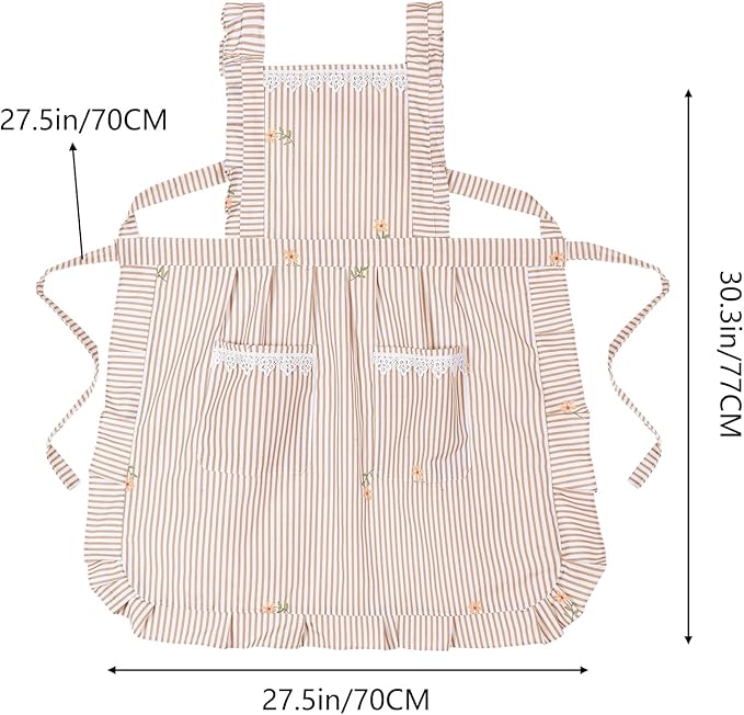 Funny Aprons for Women with Pockets, Kitchen Cooking Grilling Bbq Cute Chef Apron, Mothers Day Birthday Gifts for Women