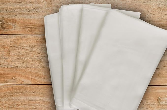 Urban Villa Dinner Napkins Ivory Cloth Napkins Set of 12 Dinner Napkins(20X20) 100% Cotton Highly Absorbent Washable Durable Reusable Ideal for Easter Decorations Reataurant Wedinng Farmhouse Parties