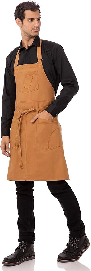 Chef Works Unisex Rockford Bib Apron