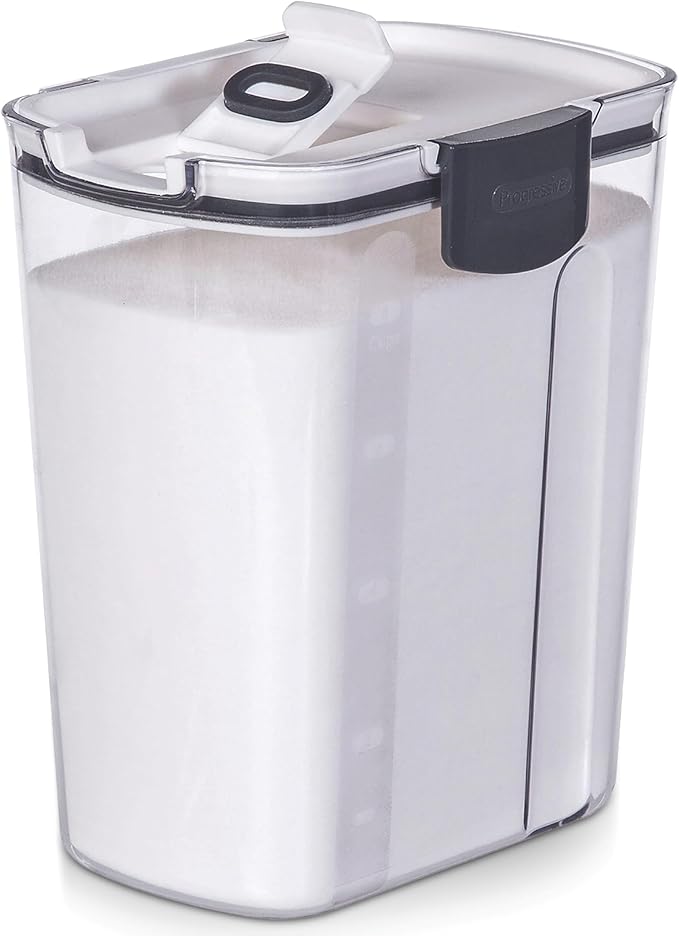 ProKeeper Sugar & Flour Storage Container – 1 Piece, Clear, Airtight Seal for Freshness
