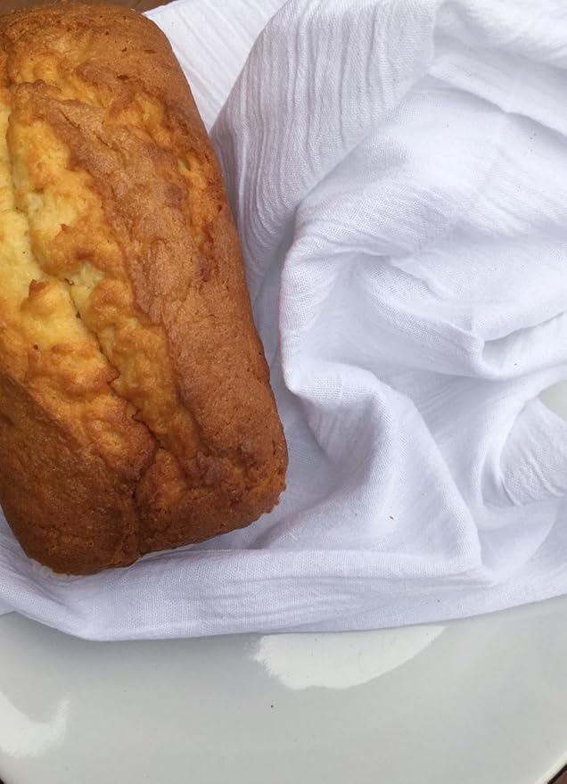 Flour Sack [White, 24 Pack] 100% Cotton Kitchen Towels, 28"x28" Cloth Napkin, Dish Cloth, Bar Mops, Tea Towel, Bread Wrapper.