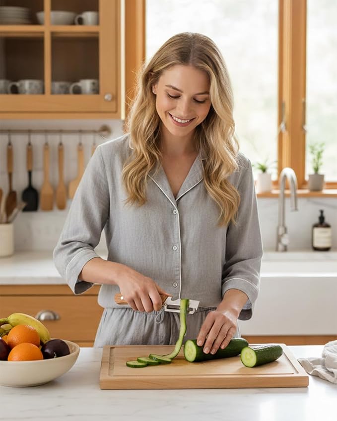 Kiwi Peeler Multifunctional Vegetable Peeler Stainless Steel Potato De Papas Kitchen Shears and Pineapple Peelers Fruit Food Pelador De Verduras Apple Corer Paring Knife Carrot Shredder (2pcs)
