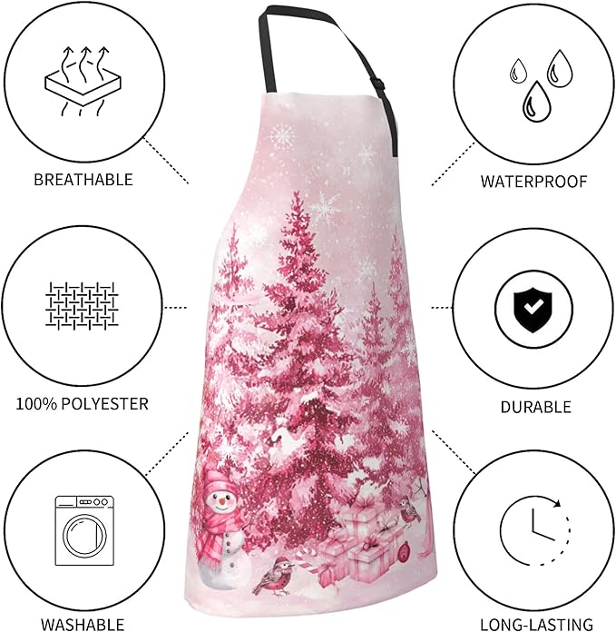 Funny Apron Polyester Grooming Aprons with Pocket for Cooking Kitchen Grilling Adults