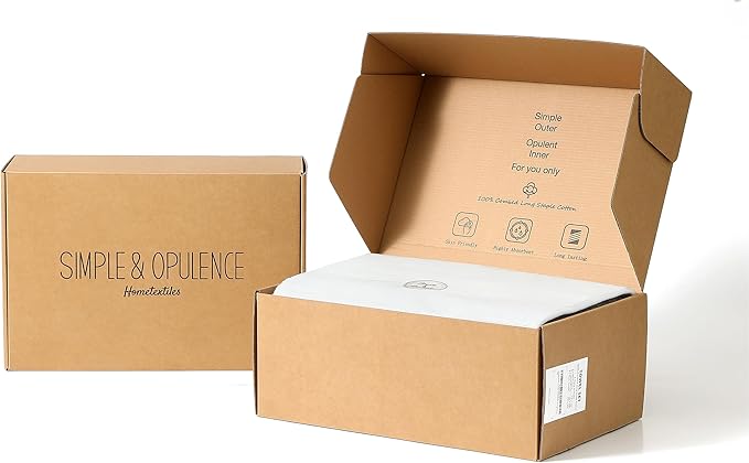 Simple&Opulence Premium 100% Cotton Towel Set 6 Piece，Soft Absorbent Towels for Bathroom,Hotel and Spa,2 Bath Towels 28"x55" 2 Hand Towels 16"x28" & 2 Washcloths 12"x12" (Light Grey)