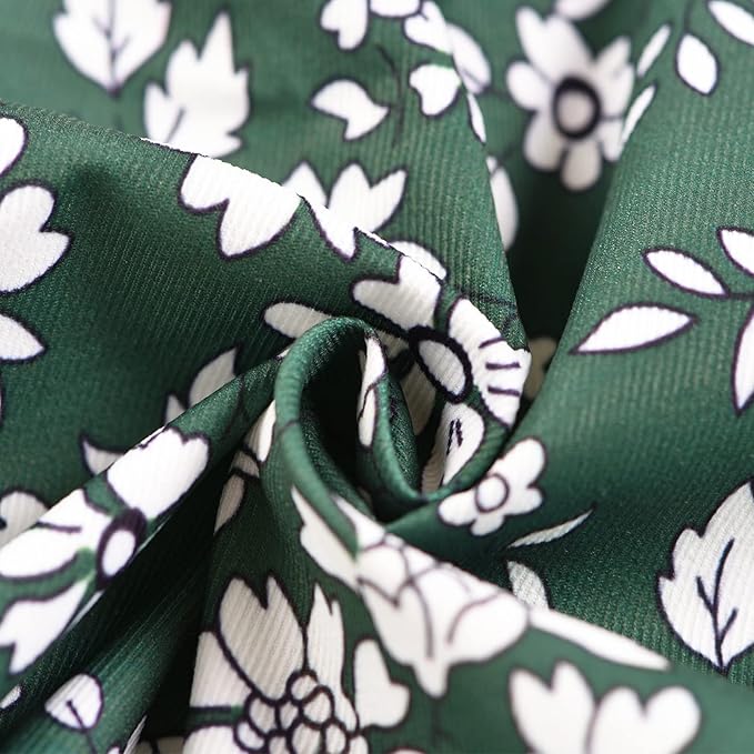 Pinknoke Vintage Pinafore Apron Dress for Women with Pockets Cute Floral Chef Aprons for Kitchen Cooking Baking Gardening