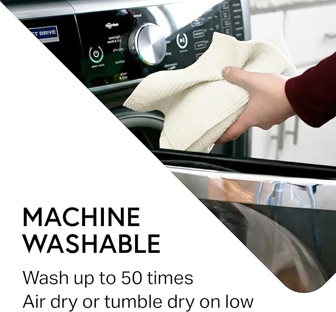 Swedish Wholesale Dishcloths Reusable 8" x 7" Sponge Cloths, Bulk 10 Pack of High Absorbent Cellulose Dish & Kitchen Cleaning Hand Towels, Wring to Dry & Machine Wash, Odor Resistant, Grey
