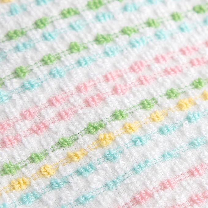 Ritz Pebble Bar Mop Towels: Highly Absorbent and Super Soft, 100% Cotton, Durable Super Absorbent Kitchen Bar Towels for Wiping Tables and Counters, 12x12, 6-Pack, Spring