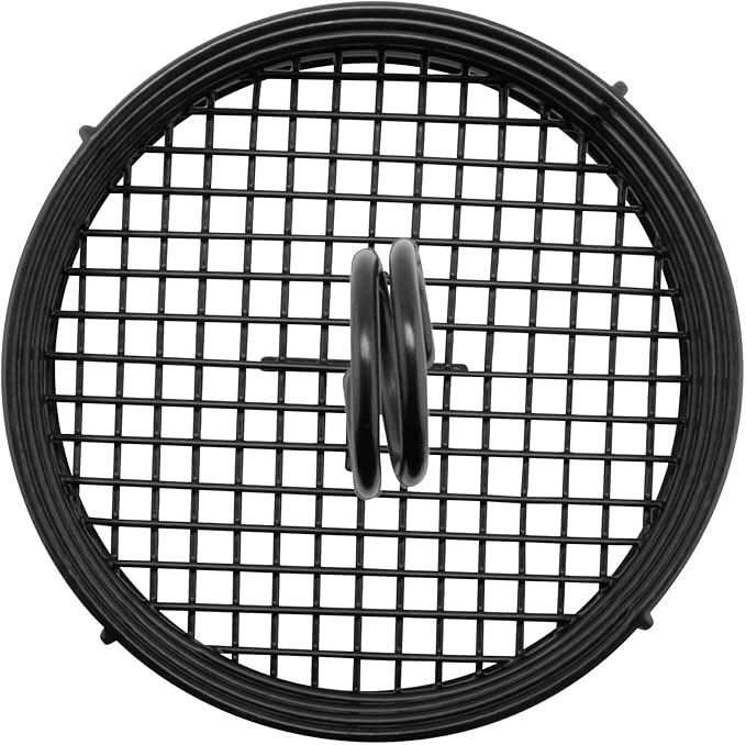 G.E.T. 4-31855 Black Round Stainless Steel Condiment Caddy Iron Polyethylene Coated Table Caddies Collection (Case of 12)