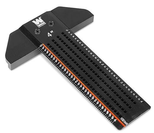 Wen 4-Inch T-Shaped Marking Ruler (ME804R)