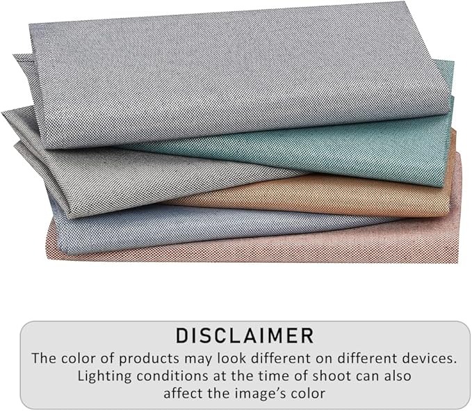Ruvanti Cloth Napkins Set of 12, 18x18 Reusable Napkins Cloth Washable, Soft & Durable Table Napkin, Poly Cotton Fabric Dinner Napkins for Parties, Christmas, Thanksgiving, Weddings - Multicolor