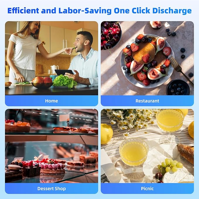 Automatic Grape Peeling Machine - Electric Peeling Machine for Grapes, Cherries, Tomatoes, and Garlic | Rechargeable Multi functional Intelligent Kitchen Tool