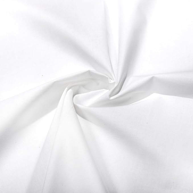 Ridhi Cloth Napkins 100% Pure Cotton Farmhouse Wedding Dinner Napkins Gift for Spring, Easter, Valentine, Holiday, Everyday Napkin (4-18" x 18" White with Rust Brown Edge)