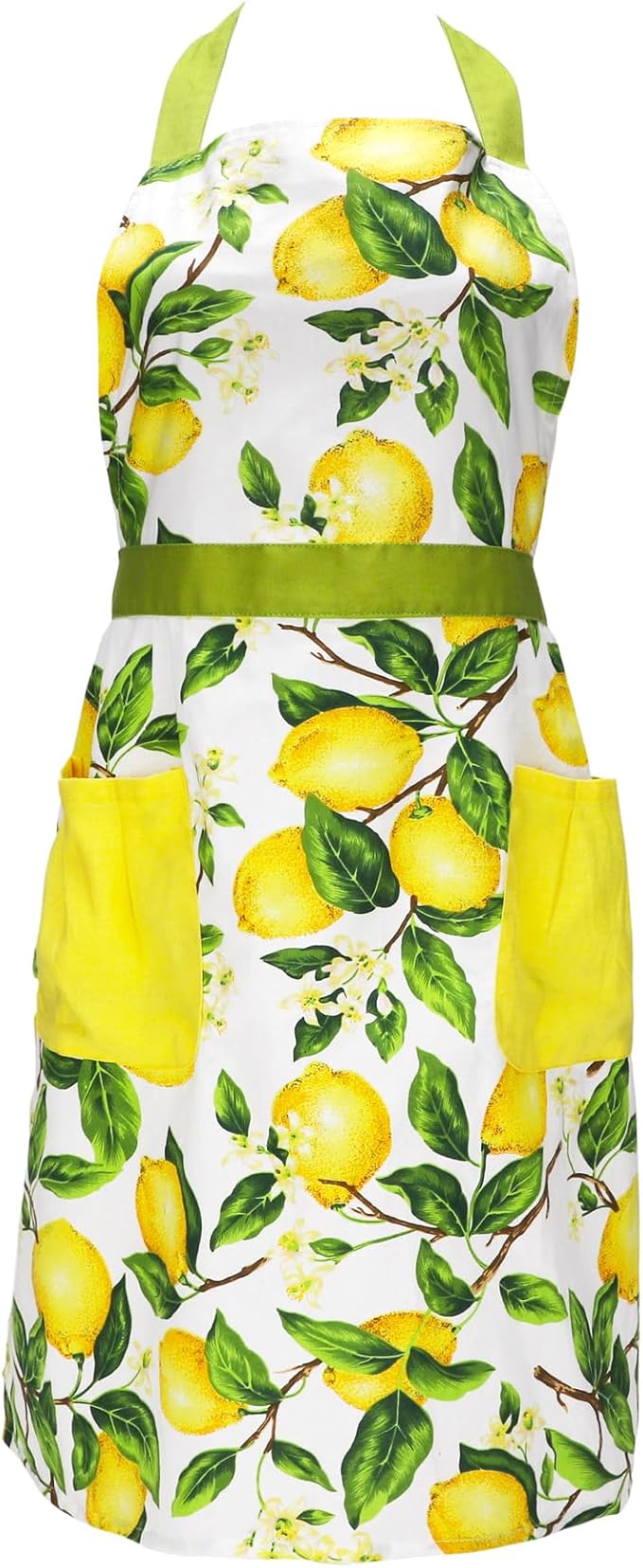 NEOVIVA Kitchen Aprons for Women with Pockets,Cooking Aprons for Women,Vintage Apron for Baking Gardening,Gifts for Mothers