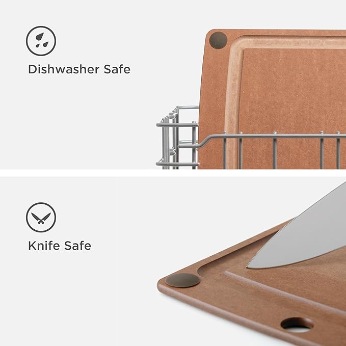 Epicurean All-in-One 14.5" × 11.25" Cutting Board, Nutmeg