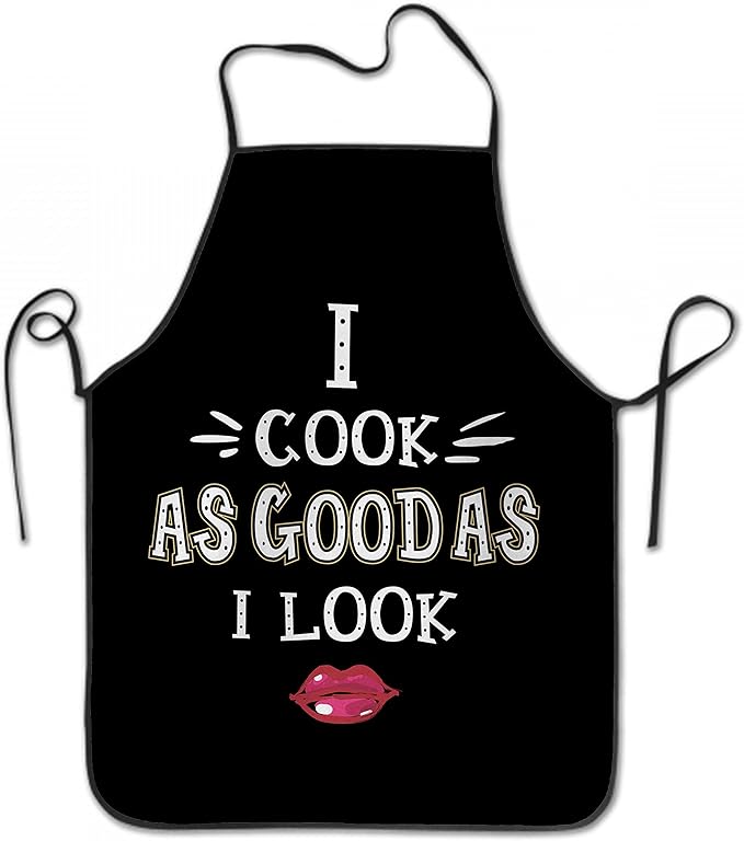 Funny Apron for Men Women Baking Gardening Sewing BBQ Waterproof Cute Gifts