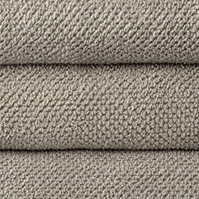 Welhome Franklin 100% Cotton Popcorn Textured Towel Set - 4 Pack Bath Towels, 600 GSM, Soft & Plush, Taupe
