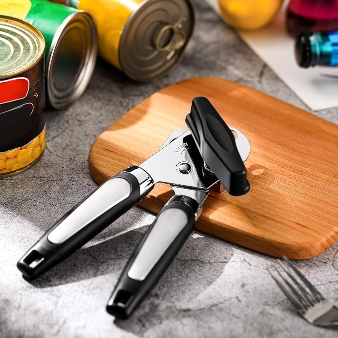 Gisafai 30 Pcs Manual Can Opener with Sharp Blade Smooth Edge Multifunctional Kitchen Gadget Handheld Openers Oversized Handheld Knob Can and Bottle Animals