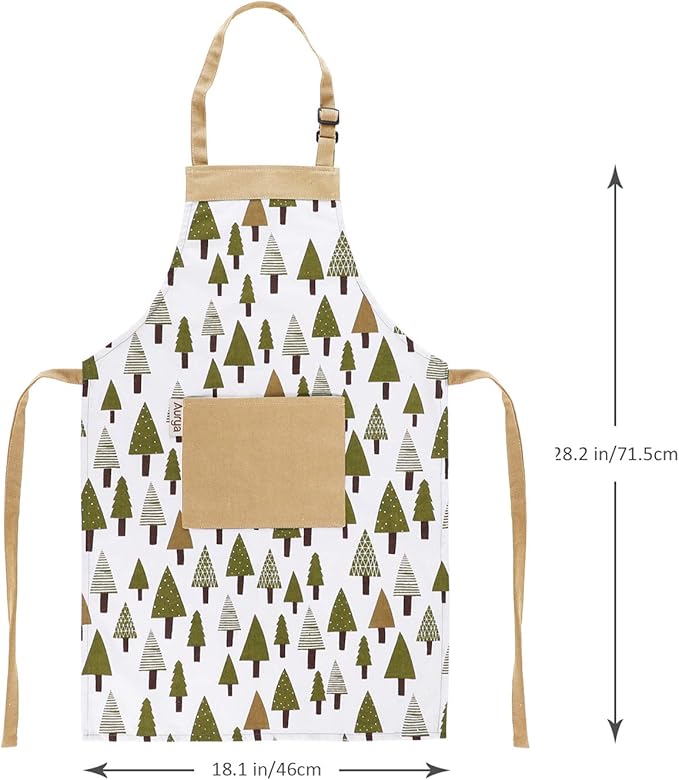 Adjustable Apron and Chef Hat Set for Cooking and Baking
