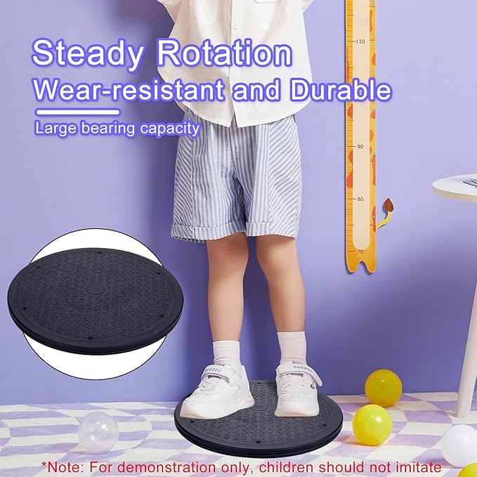 2 Pcs (10 Inch) Lazy Susan Turntable Organizer, Eichzer Premium Heavy Duty Rotating Swivel Stand with Steel Ball Bearings for Model/Rotating Plants/Crafts Stand/TV/Monitor/Laptop (360˚ Rotation)