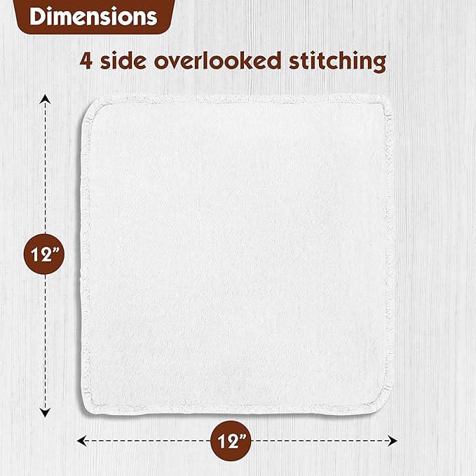 Nabob Wipers Auto Mechanic Shop Towels 500 Pack Bulk Shop Rags 100% Cotton Size 14"x14" Commercial Grade (500 Pack, White)