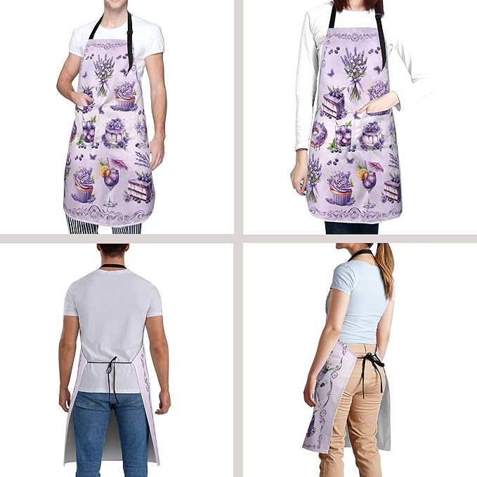 Funny Apron Polyester Grooming Aprons with Pocket for Cooking Kitchen Grilling Adults