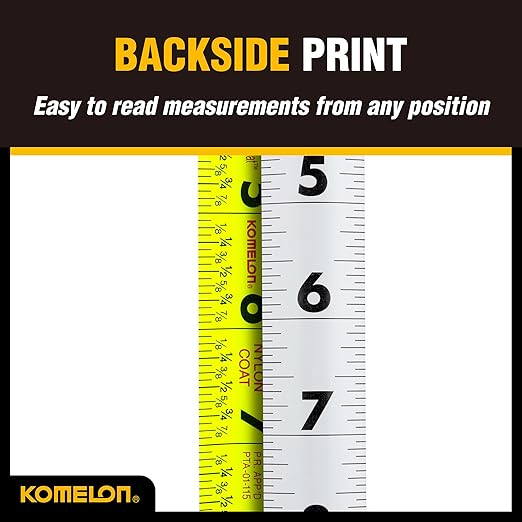 Komelon 16' Retraction Control Tape Measure