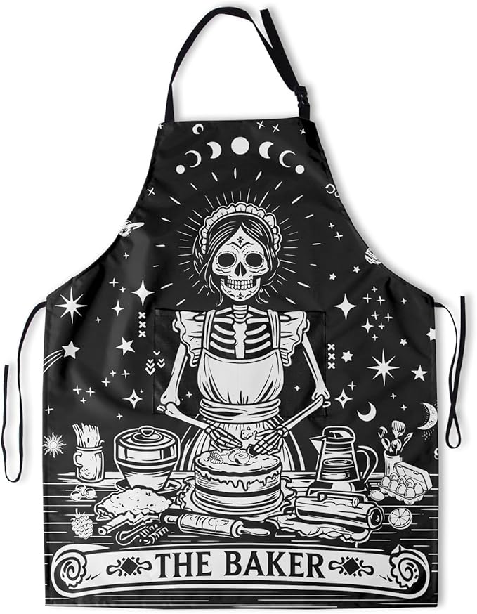 Funny Apron Polyester Grooming Aprons with Pocket for Cooking Kitchen Grilling Adults