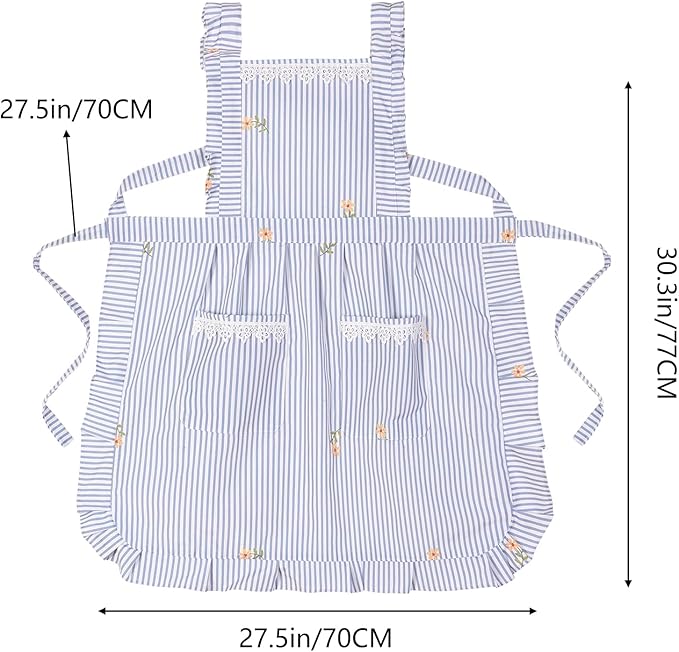 Funny Aprons for Women with Pockets, Kitchen Cooking Grilling Bbq Cute Chef Apron, Mothers Day Birthday Gifts for Women