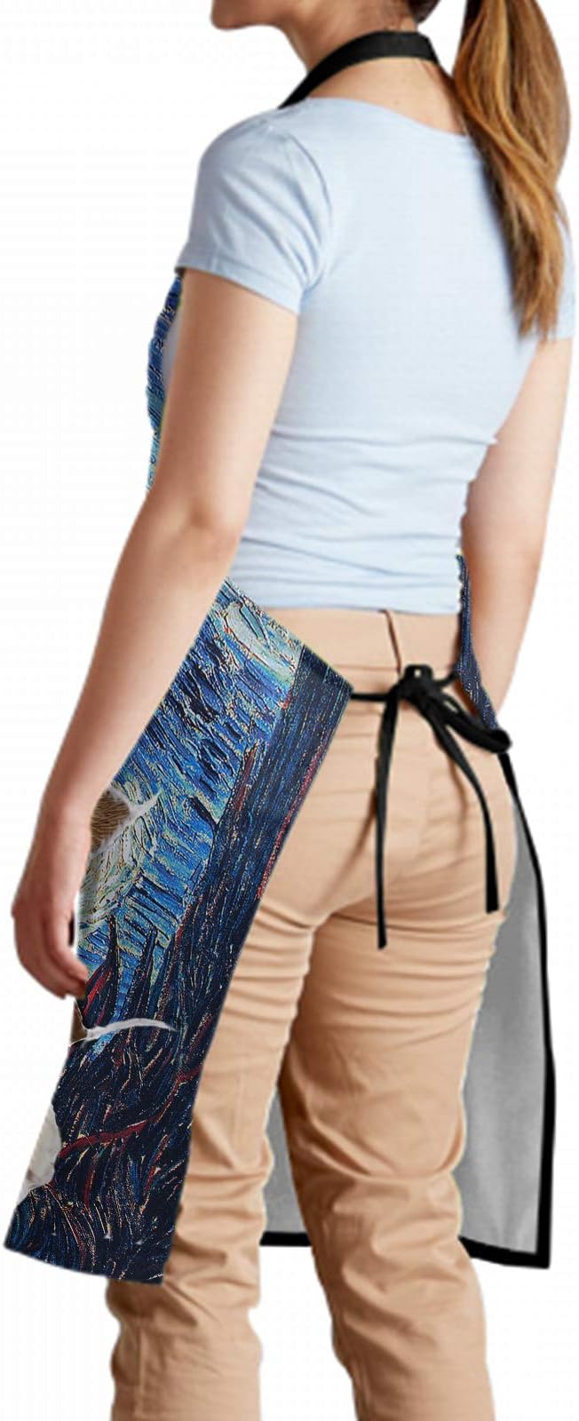 Funny Apron Polyester Grooming Aprons with Pocket for Cooking Kitchen Grilling Adults