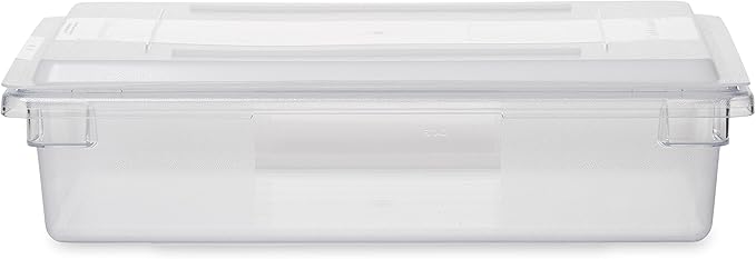 Rubbermaid Commercial Products Food Storage Box Lid for 8.5, 12.5, 16.5, and 21.5 Gallon Sizes, White (FG350200WHT) (Pack of 3)