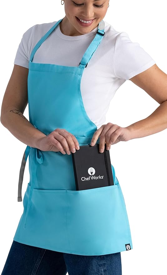 Chef Works Unisex Three Pocket Apron