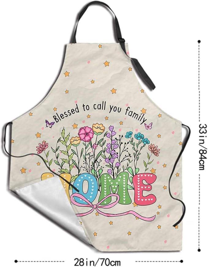 Funny Apron Polyester Grooming Aprons with Pocket for Cooking Kitchen Grilling Adults