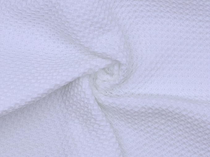 Mia'sDream Cotton Dish Cloths Dish Rags Waffle Weave Kitchen Towel, Soft and Absorbent Dish Towels Hand Towels for Kitchen, 12inchx12inch 6 Pack (White)