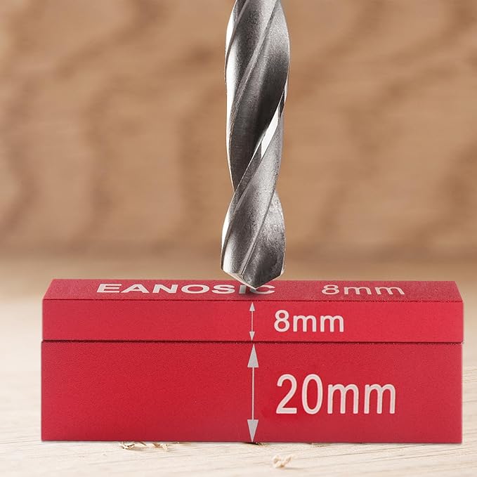 EANOSIC Metric Setup Blocks Height Gauge Set, 15pcs Precision Aluminum Setup Bars Guage Block Set for Router and Table Saw Accessories Woodworking Set Up, Bars Include Laser Engraved Size Markings