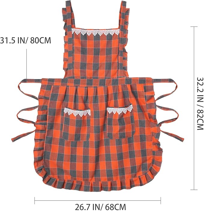 Funny Aprons for Women with Pockets, Kitchen Cooking Grilling Bbq Cute Chef Apron, Mothers Day Birthday Gifts for Women