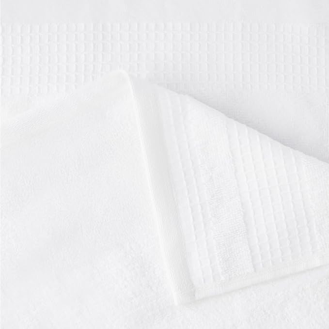Amazon Basics Organic Cotton Waffle Kitchen Dish Cloths - Ultra Absorbent, Quick Drying, Lint-Free, 12 x1 2 inches, 6-Pack, White