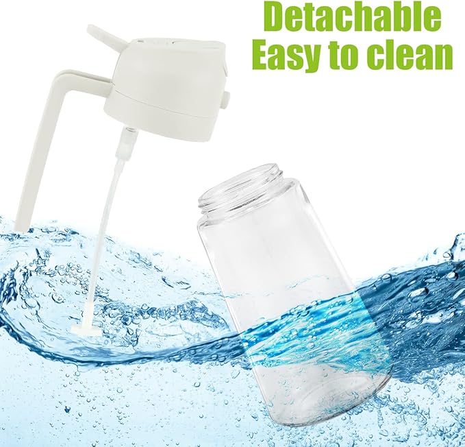 3 Pack 16oz/470 ml Olive Oil Dispenser Bottle 2 in 1 Clear Glass Oil Sprayer and Container Refillable Dispenser with Automatic Cap Portable Spray Bottle for Cooking Baking White