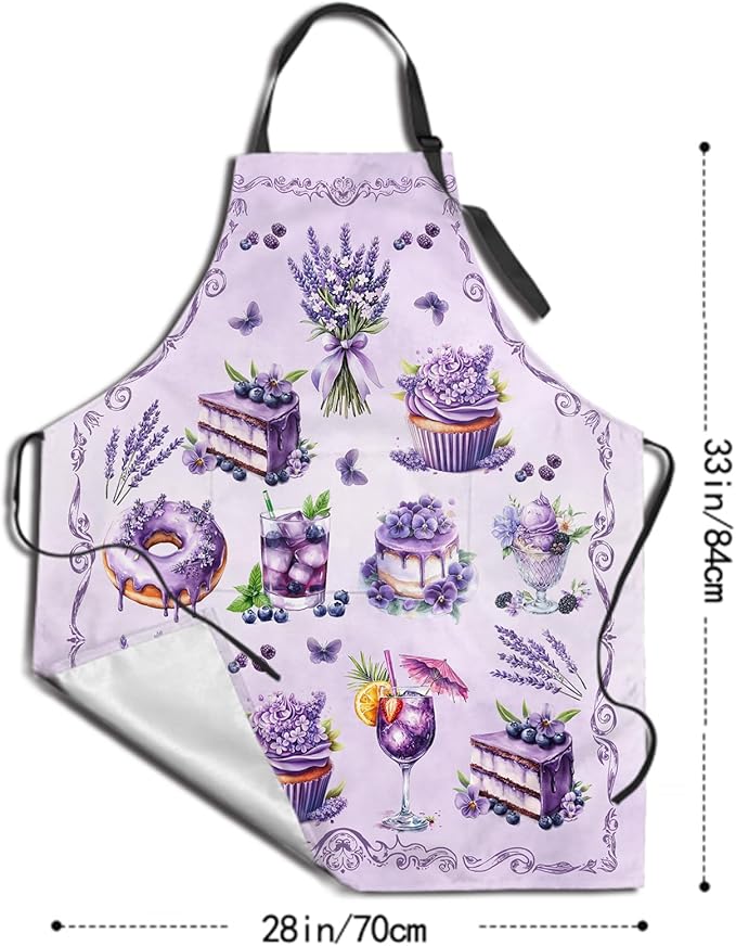 Funny Apron Polyester Grooming Aprons with Pocket for Cooking Kitchen Grilling Adults