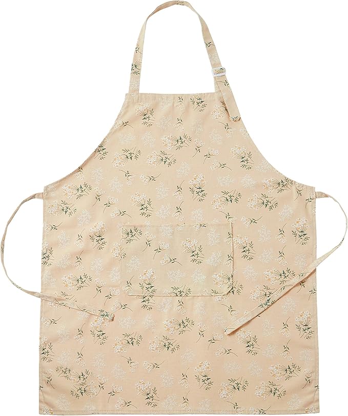 Japanese Kitchen Apron for Women & Men,Adjustable Chef Apron with Pocket,Unisex Apron for Home,BBQ,Garden