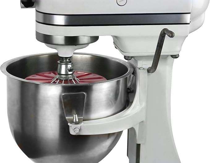 Whisk Wiper® PRO compatible with KitchenAid Bowl-Lift Stand Mixers - Mix Without The Mess - The Ultimate Stand Mixer Accessory - Only Compatible With 6-Wire Whisks (Color: Red)