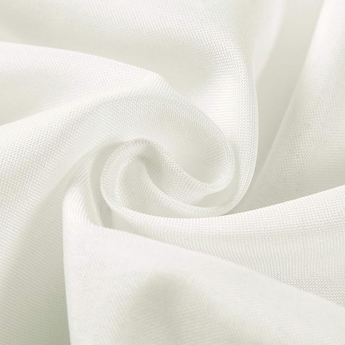 Bailarina Cloth Napkins Set of 80,17x17 inches Dinner Napkins Cloth Washable,Polyester Square Table Cloth Napkin Bulk with Hemmed Edges Ideal for Banquets, Parties and Weddings-Ivory