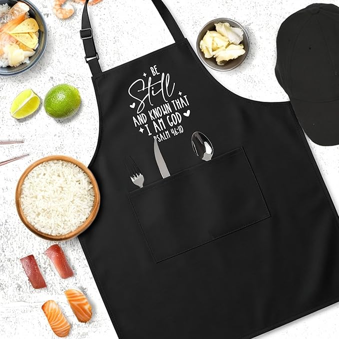 Funny Apron For Women Men Cooking Baking BBQ Grill Chef Waterproof Aprons Birthday Valentine's Gifts For Mom Dad Wife