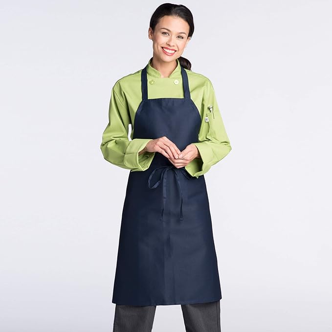 Uncommon Threads Unisex Classic Restaurant Bib Apron for Work Uniform
