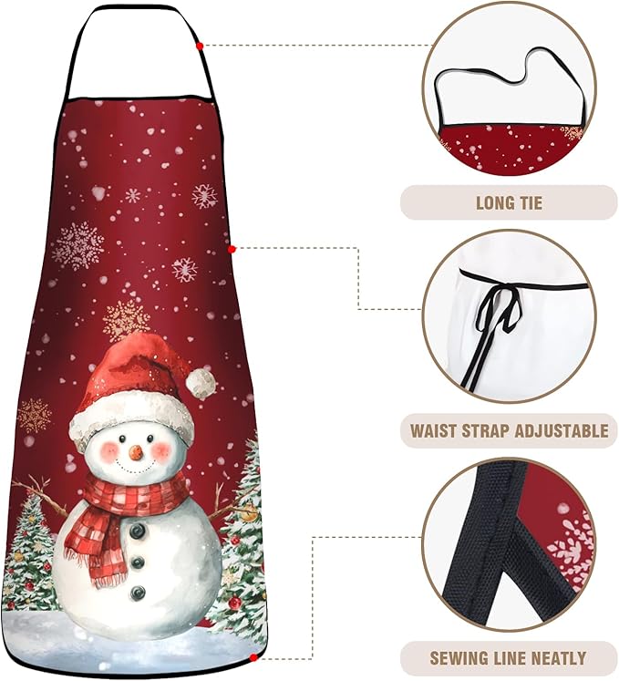 Funny Apron for Men Women Baking Gardening Sewing BBQ Waterproof Cute Gifts