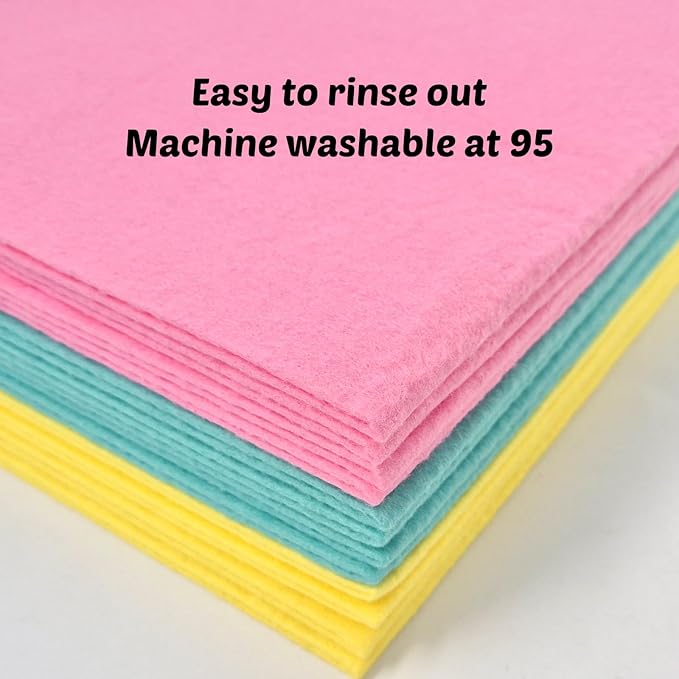 COELO 12 Pack Large German Universal Household Towels, Ultra Soft Absorbent Reusable Cleaning 3 Color Dishcloths Drying Non-Woven Machine Washable Fabric 15 x 15 in, Cleaning Home Kitchen Pets Polish