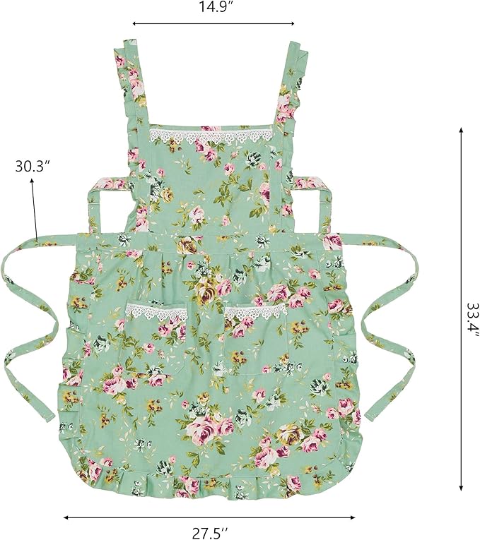 Funny Aprons for Women with Pockets, Kitchen Cooking Grilling Bbq Cute Chef Apron, Mothers Day Birthday Gifts for Women